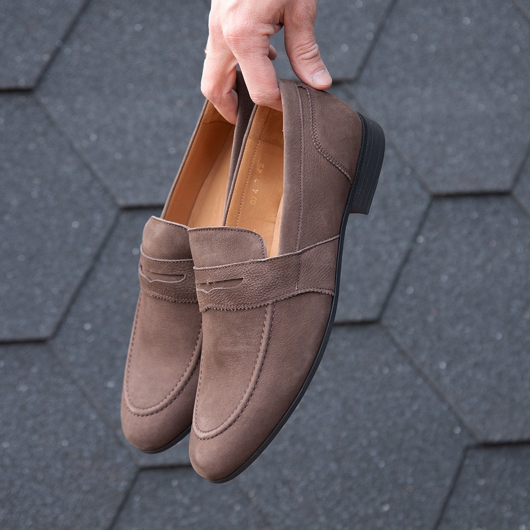 Light brown men's loafers are original high-quality. "ikos 370" - 28924 from Bims with to u24