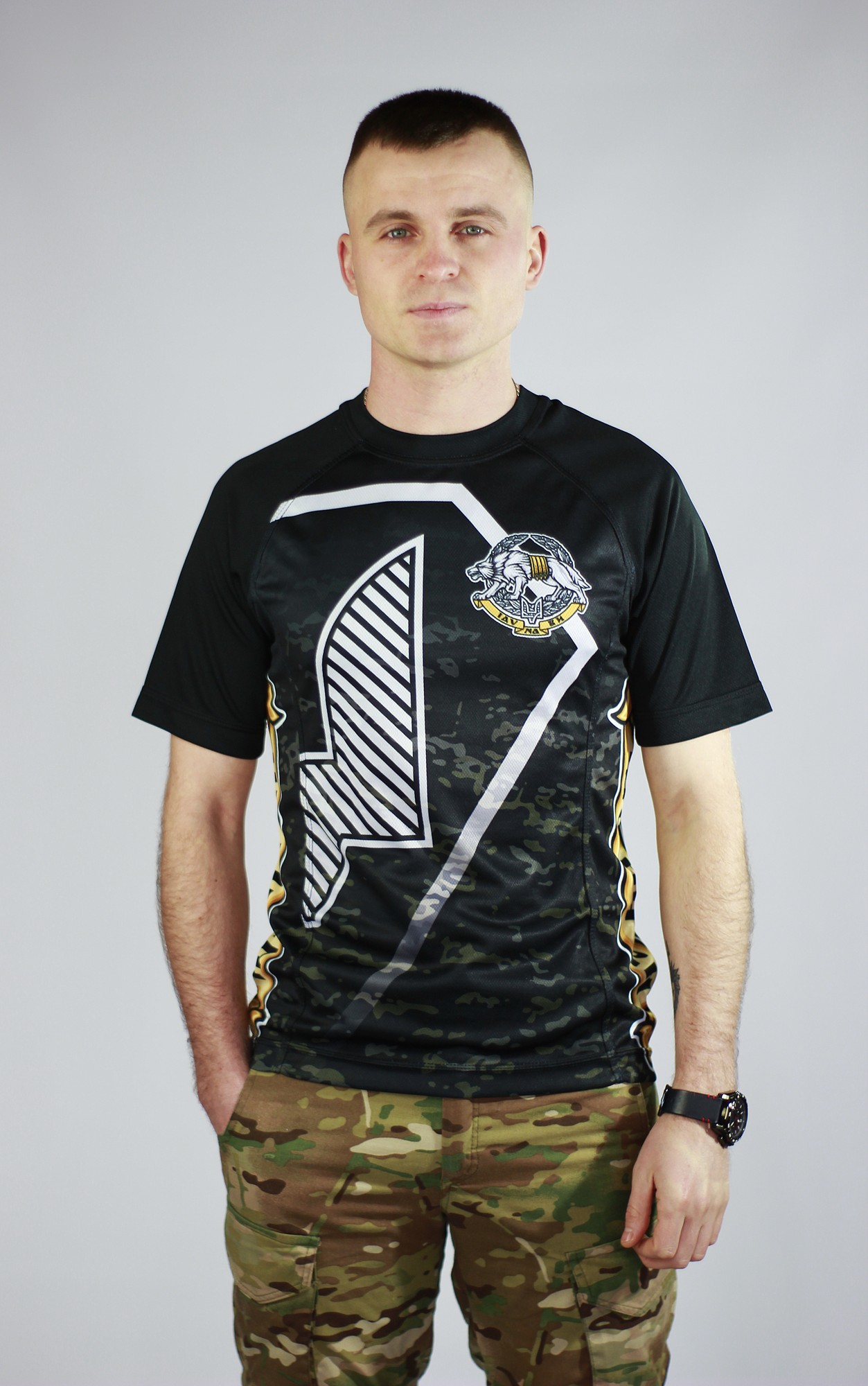 Russian Tiger Stripes Camo Special Forces Shadow Tshirt