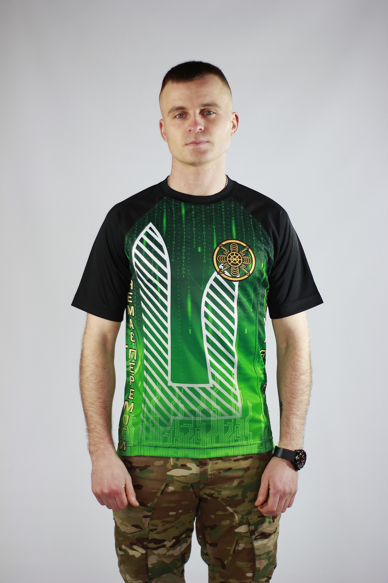 T-shirt of the Communications and Cyber Security Forces of UKRAINE KRAMATAN Tactical Design