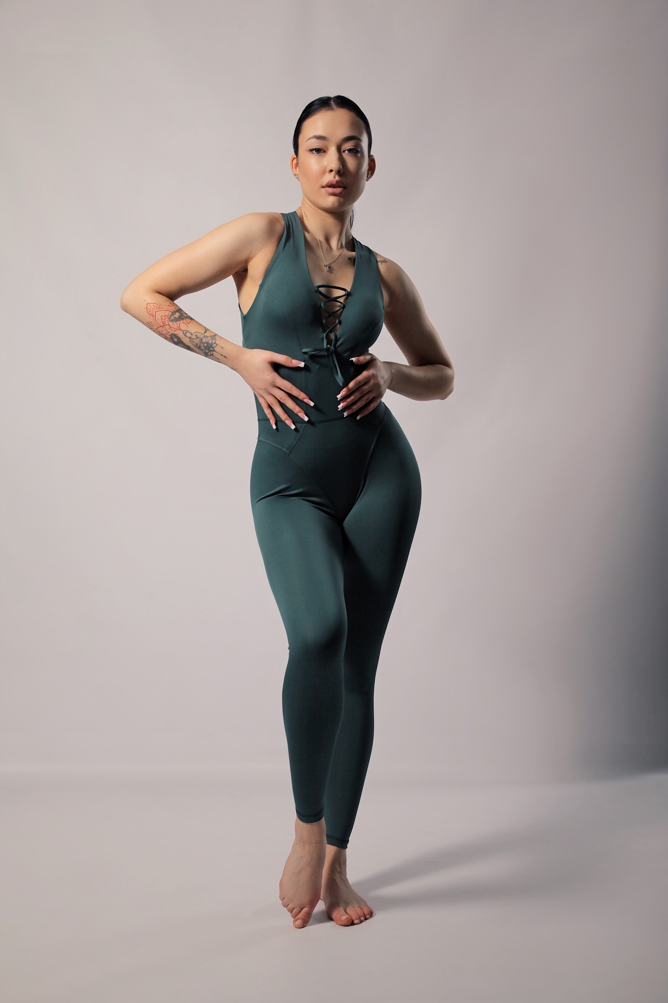 Tribe Wow Sports Jumpsuit Green