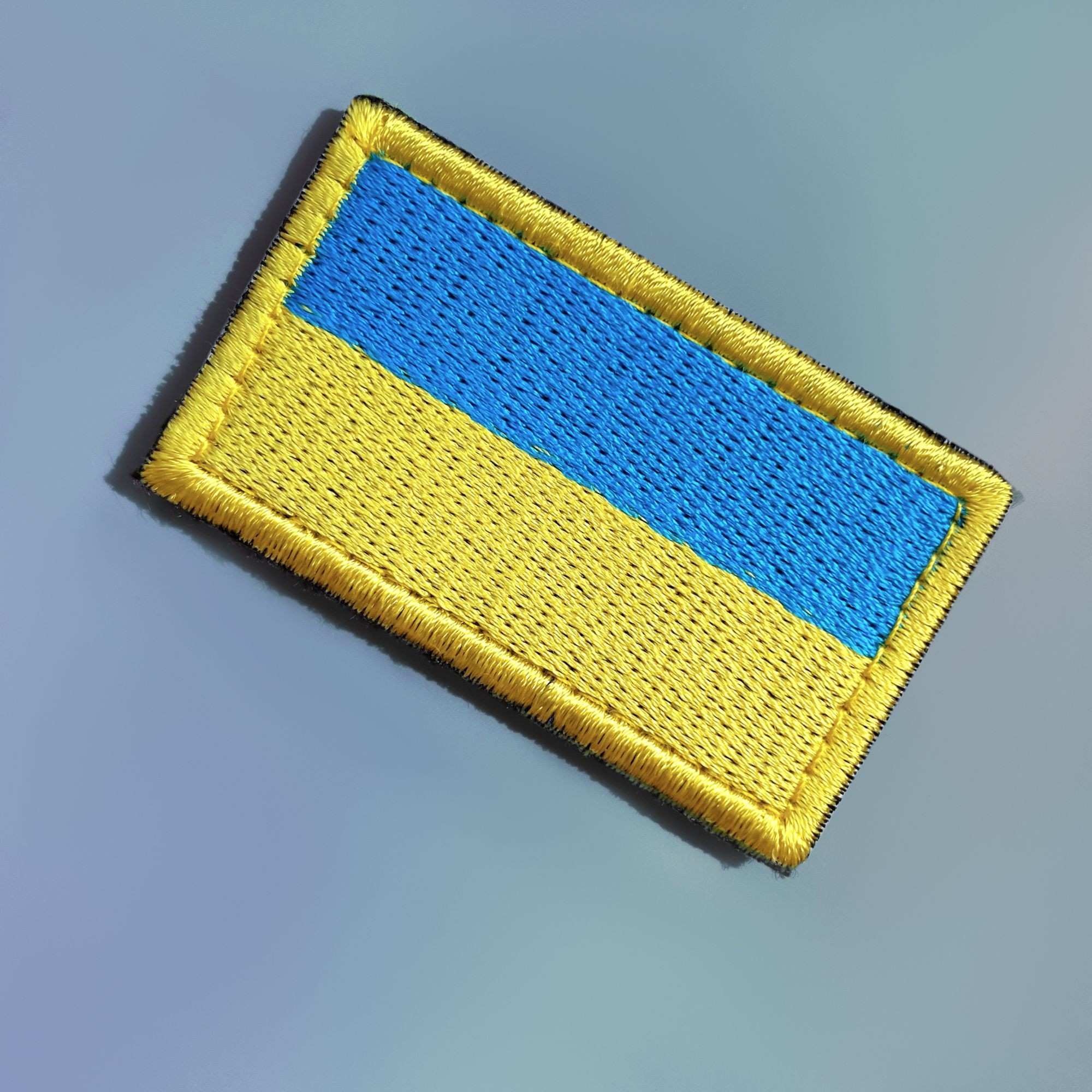 CHEVRON ON VELCRO FLAG OF UKRAINE 3X5 CM