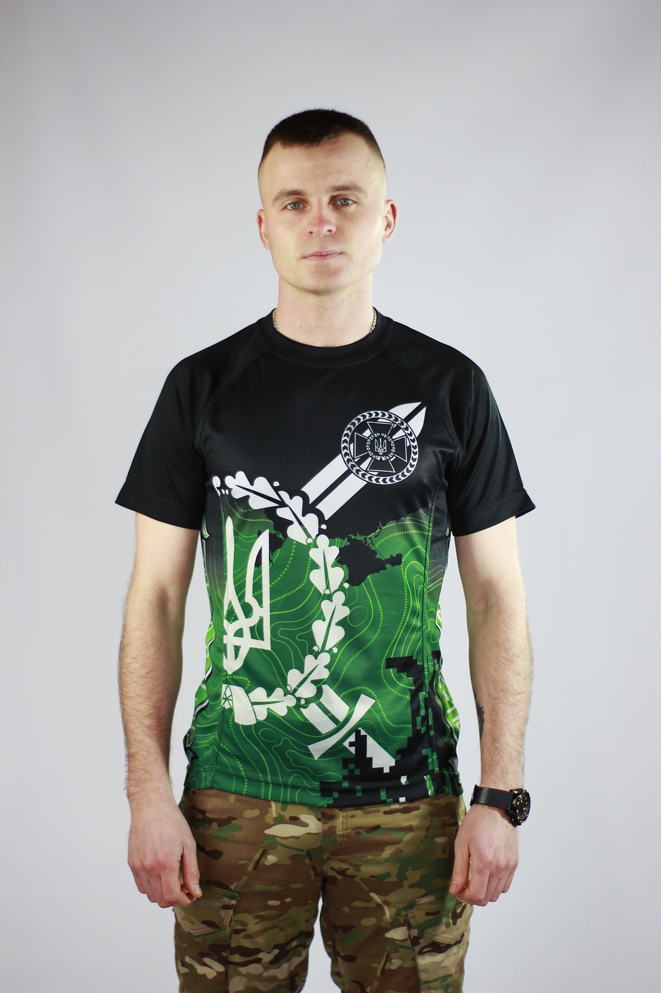 T-shirt State Border Guard Service of Ukraine"First With Honor"   KRAMATAN Tactical Design