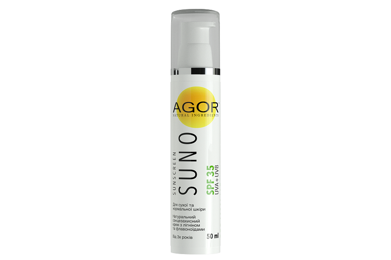 Sunscreen bio-cream suno spf35 for normal to dry skin
