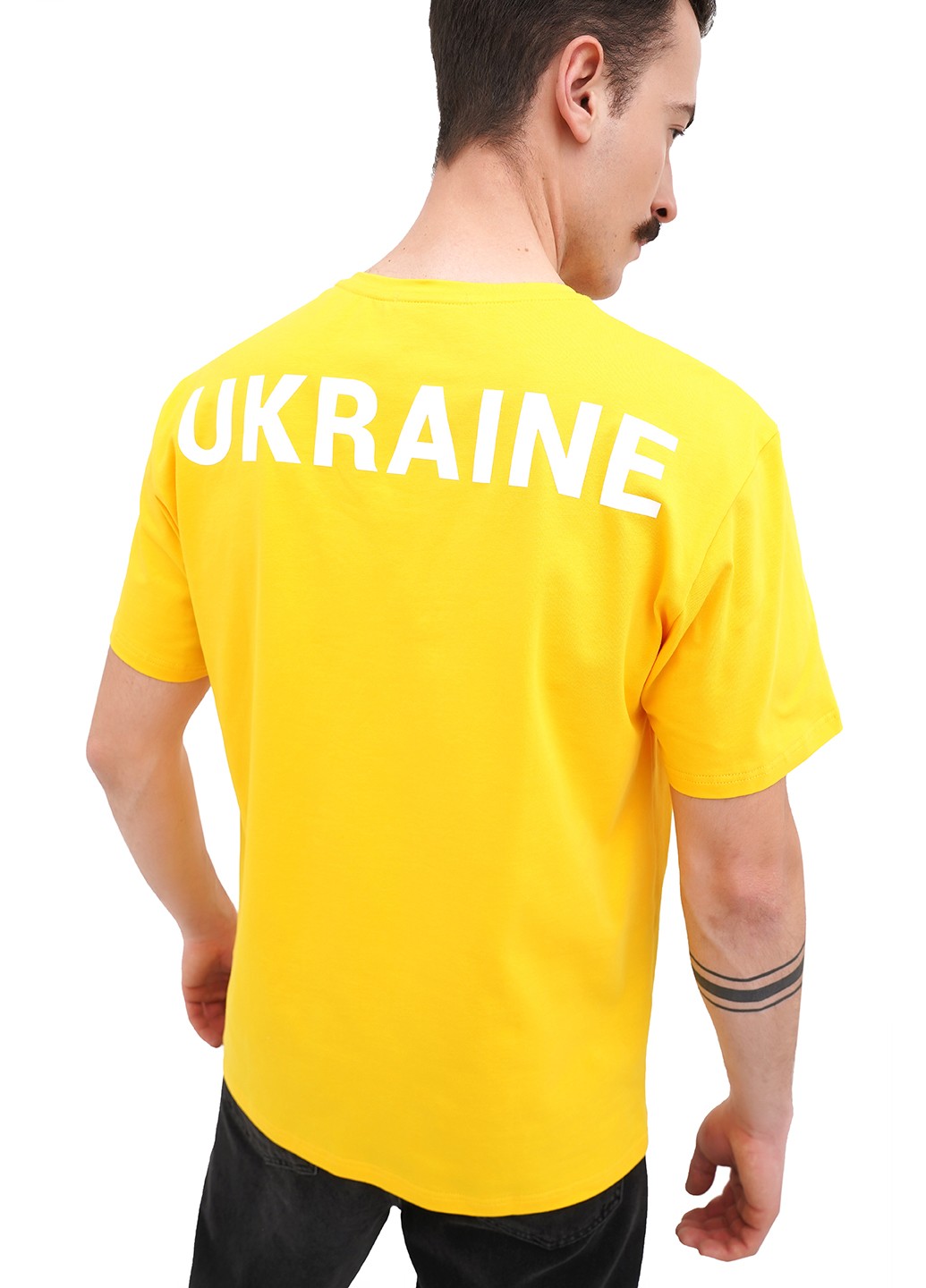 T-Shirt "Ukraine" yellow color