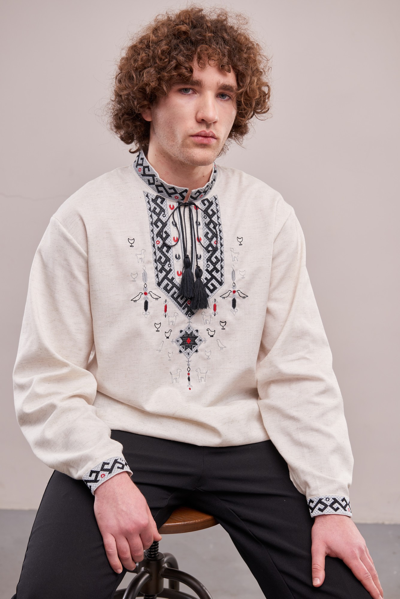 Men's embroidered shirt MEREZHKA "Lyubomir"