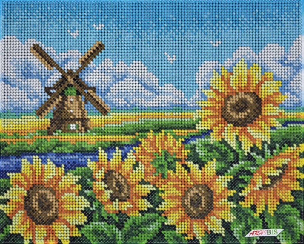Mill kit bead embroidery a4h_553 30769 from ARHIBIS with donate to u24