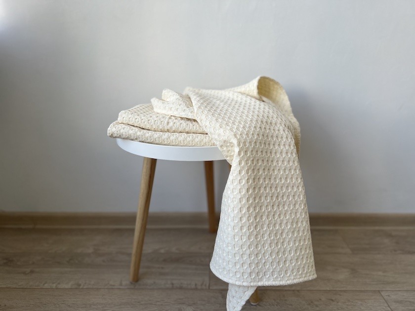 Cotton towel CREAM 75x150 (60"x48")