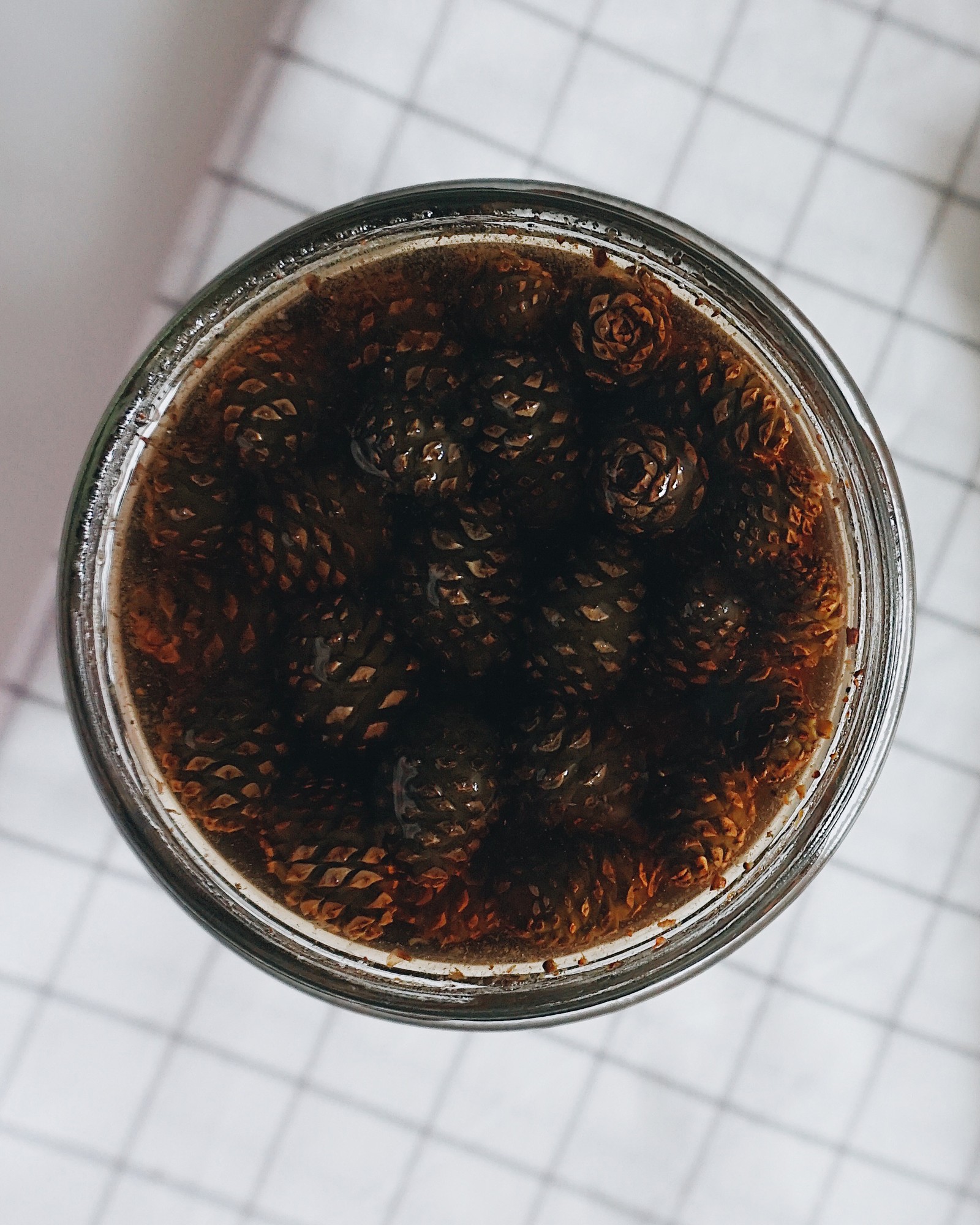 Natural pine cone jam from Ukraine