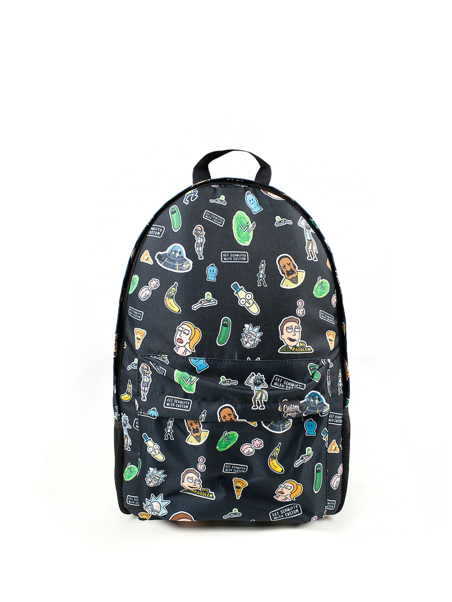 Backpack Duo 2.0 Rick and Morty Black Custom Wear