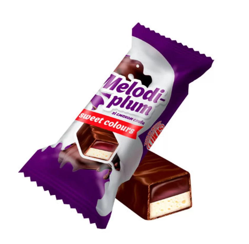 Candies "Melodiplum with plum flavor"