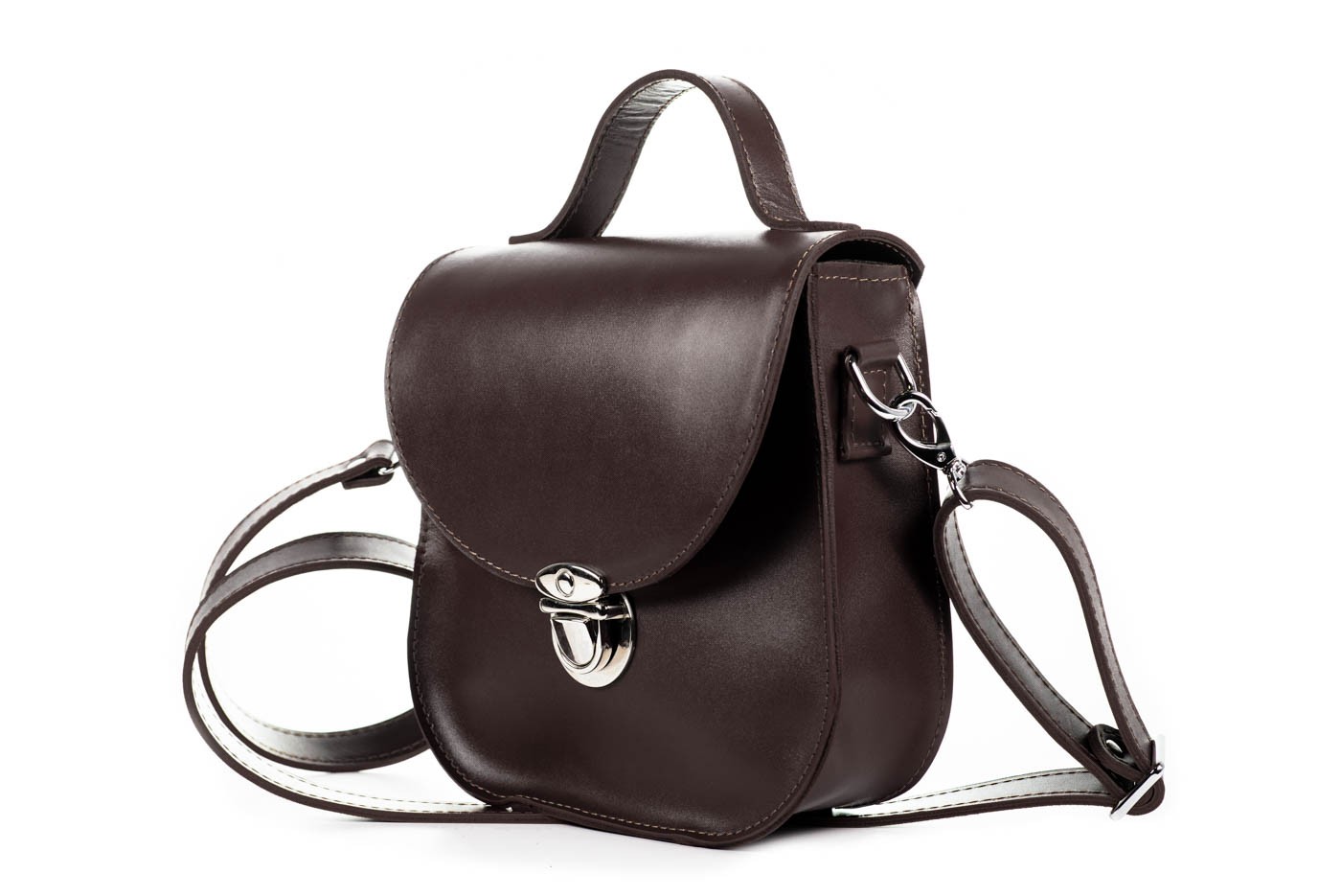 LEATHER BAG BLOSSOM BROWN