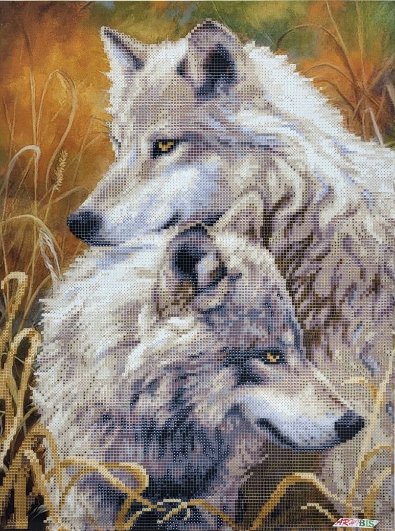 Wolves Kit Bead Embroidery zpt-006