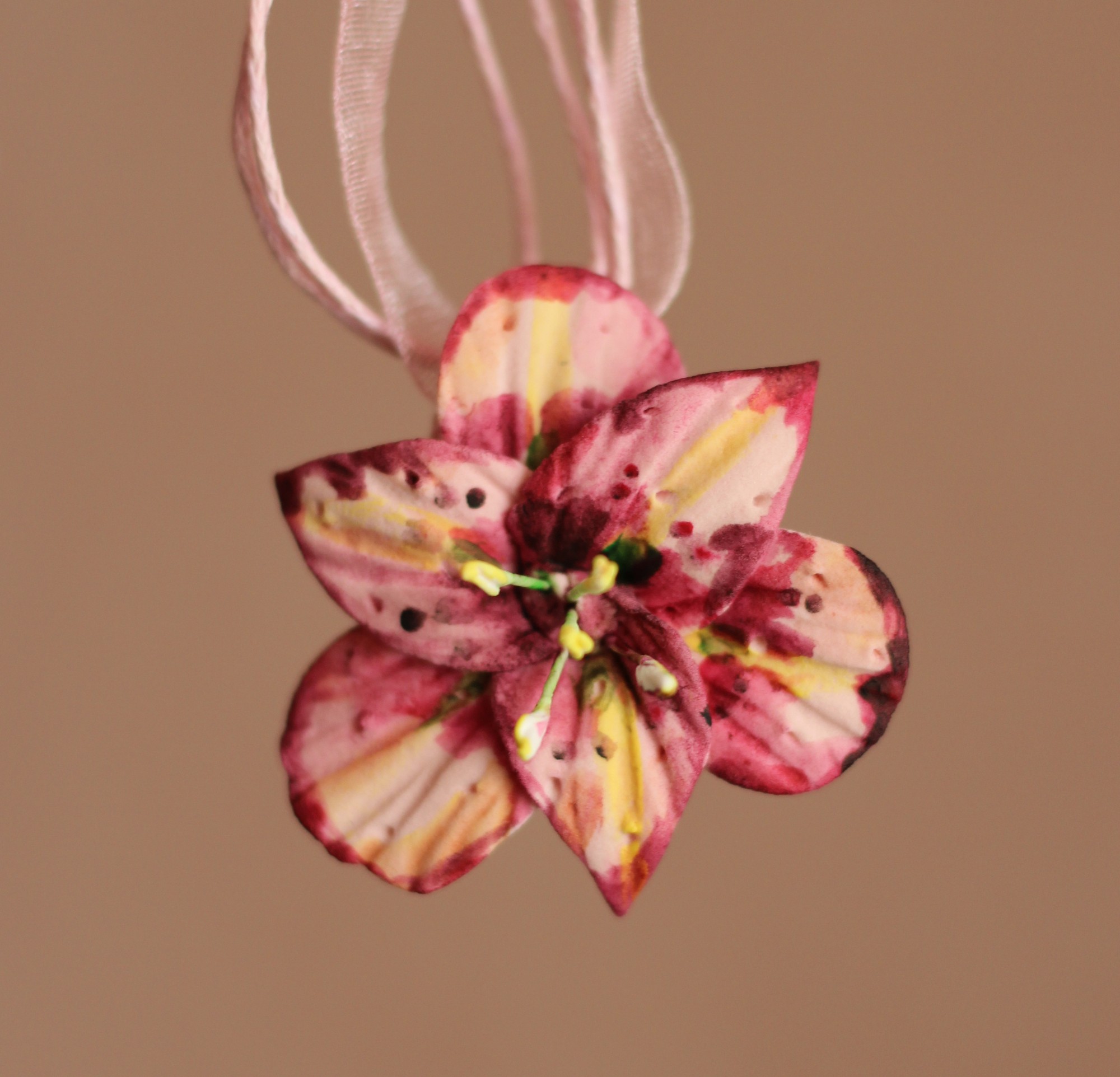 Lily pendant - 32763 from FlorAnna-handmade jewelry with donate to u24