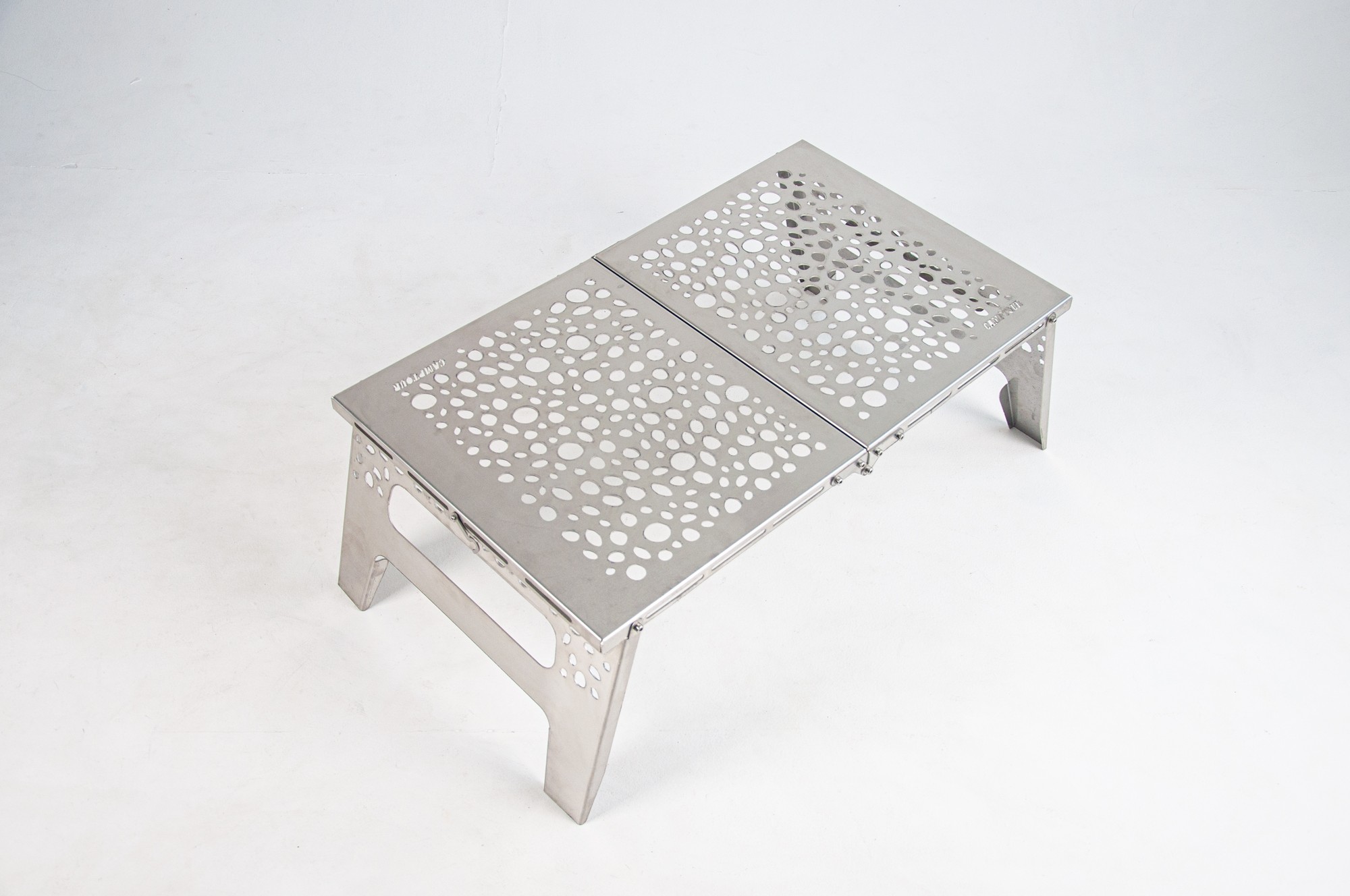 Tourist table for camping. Folding table! Table made of stainless steel!