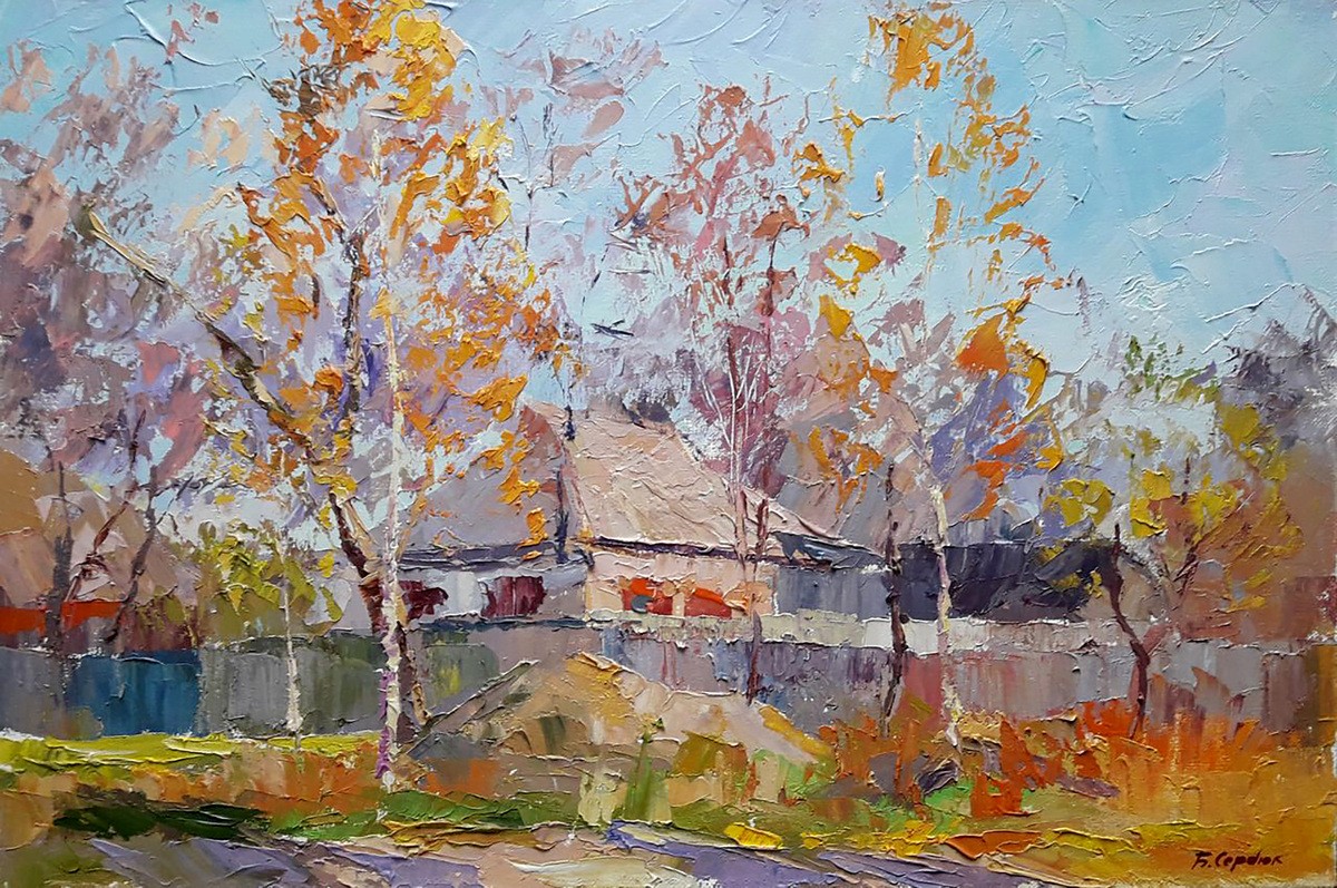 Oil painting Autumn lace Serdyuk Boris Petrovich nSerb838