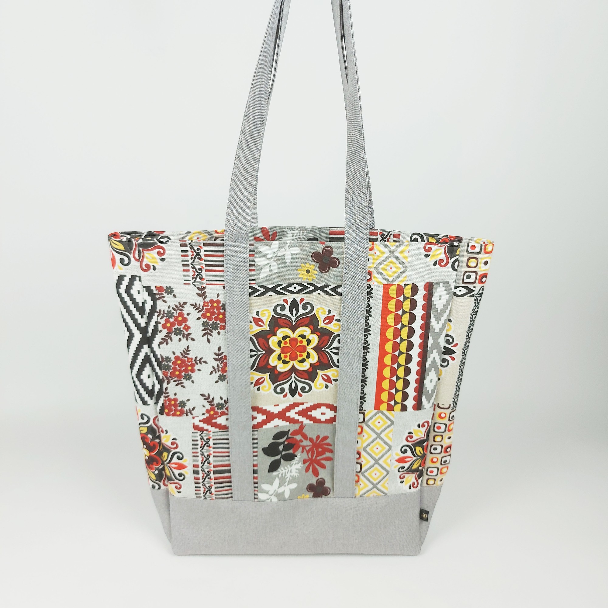 National-Motives handmade textile tote bag