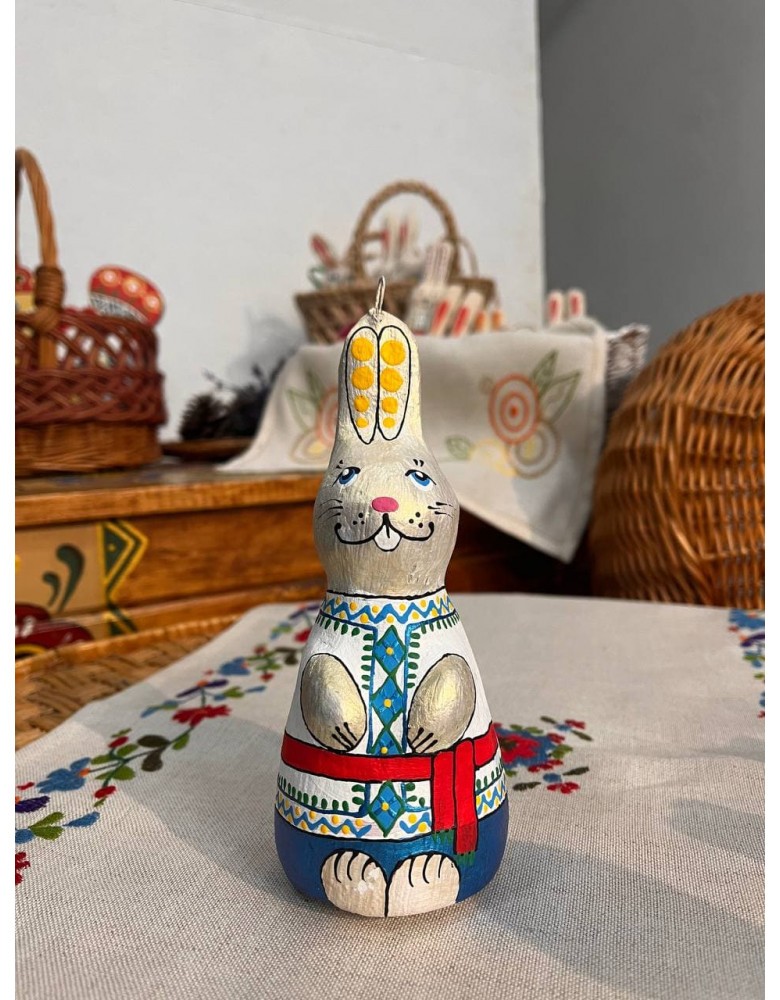 Sculpture Souvenir "Ukrainian daddy hare"