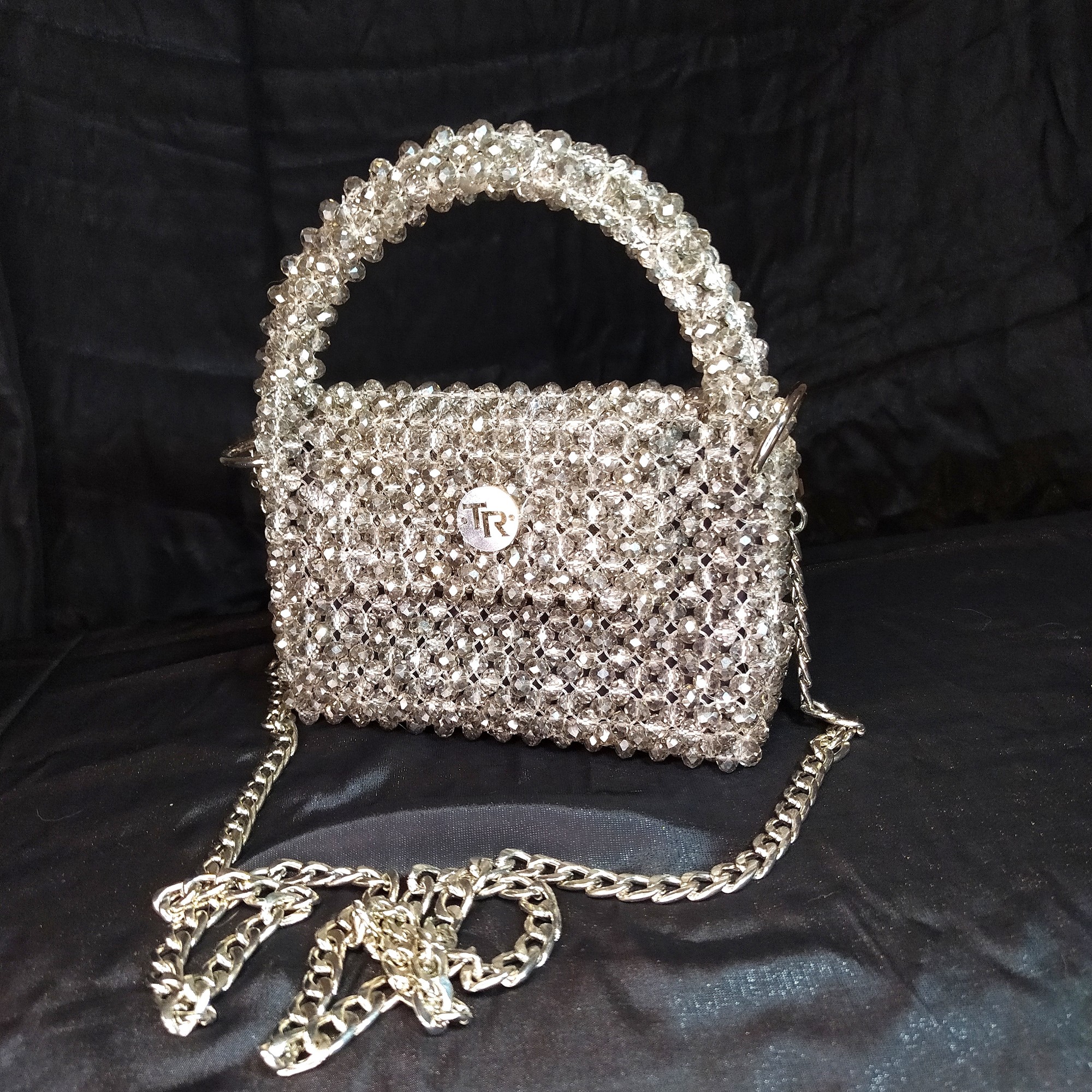 Handmade Bag of beads "Elegance"