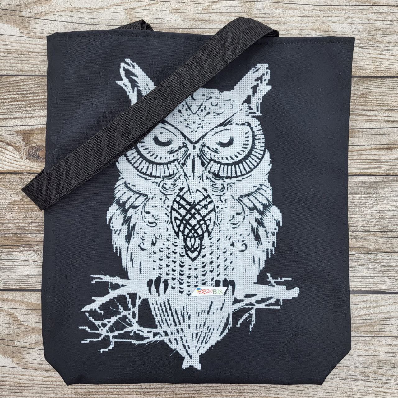 Shopping Bag Owl Kit Bead Embroidery sv139