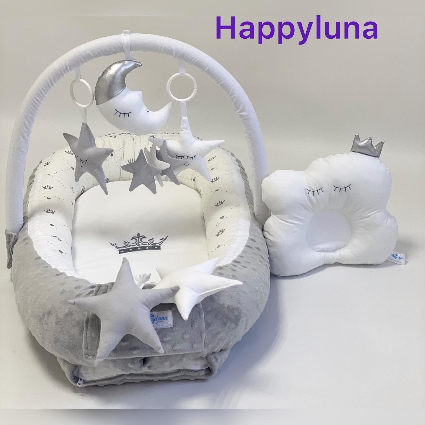 TM Happyluna Babynest for a newborn Premium "Royal"