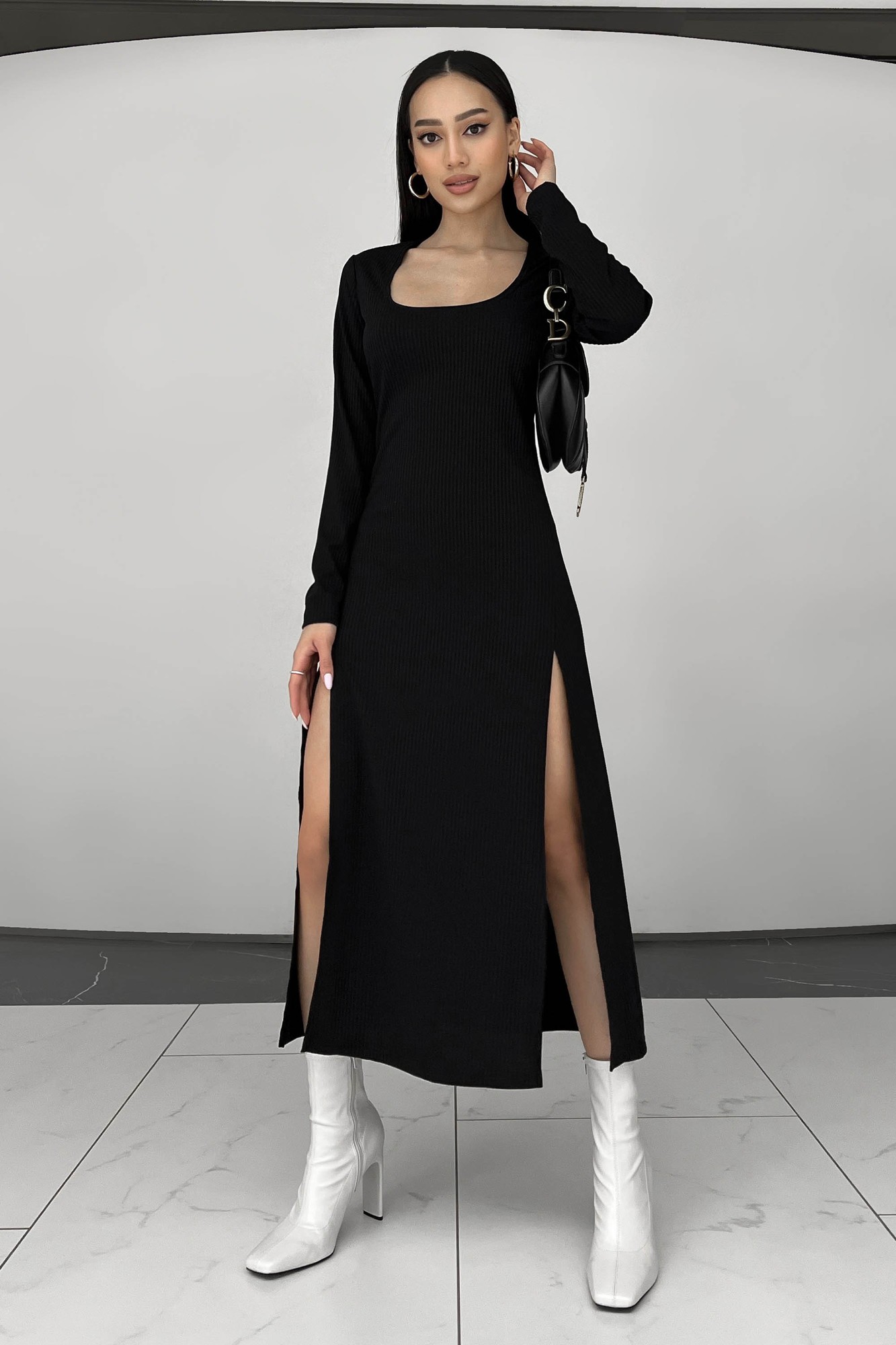 Mystic dress in black color