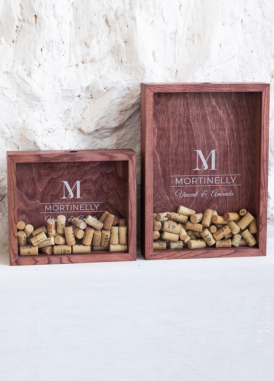 Box For Wine Corks - Wine Cork Holder - Wine Lover Gift - Wedding Gift