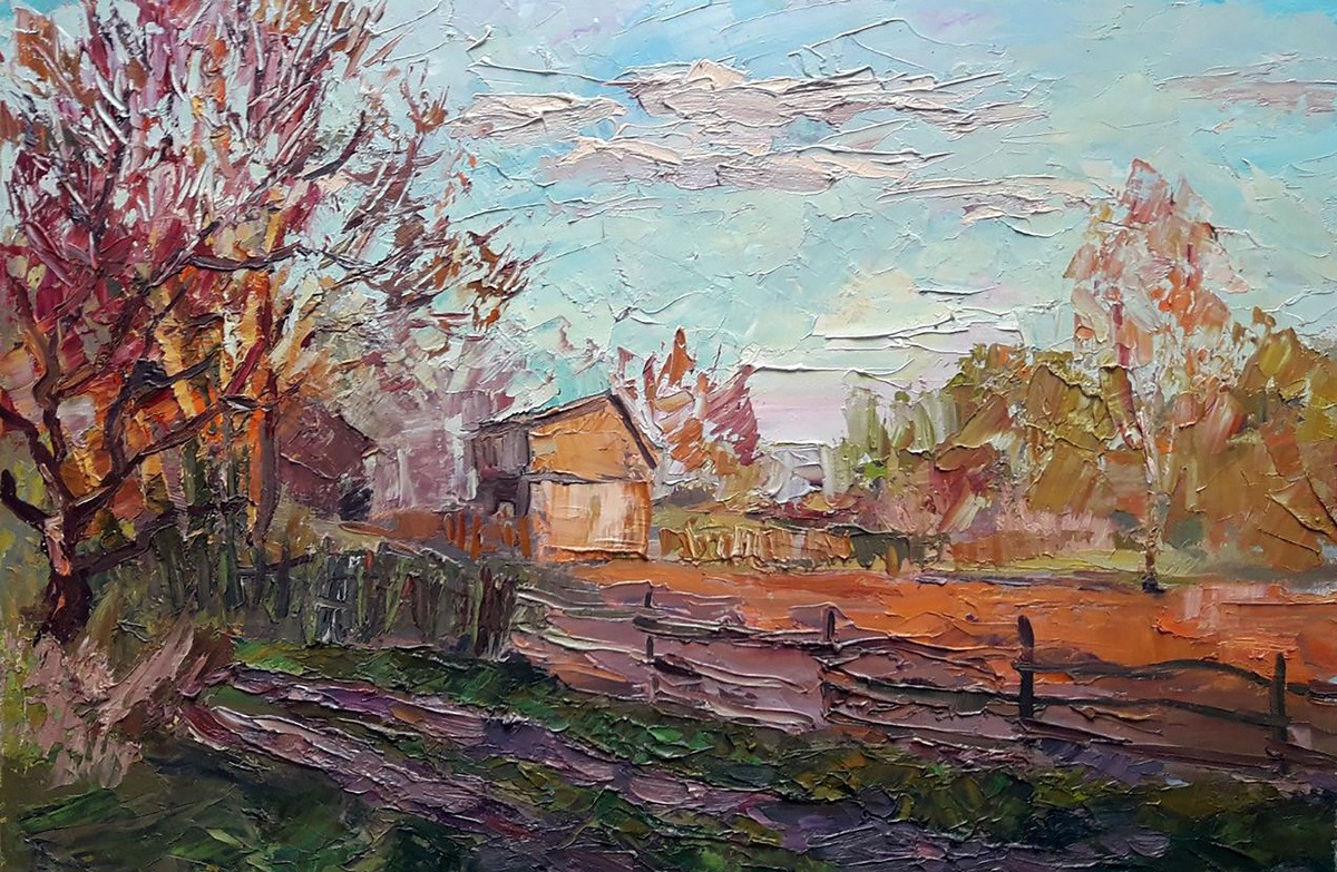 Oil painting Evening Serdyuk Boris Petrovich nSerd833