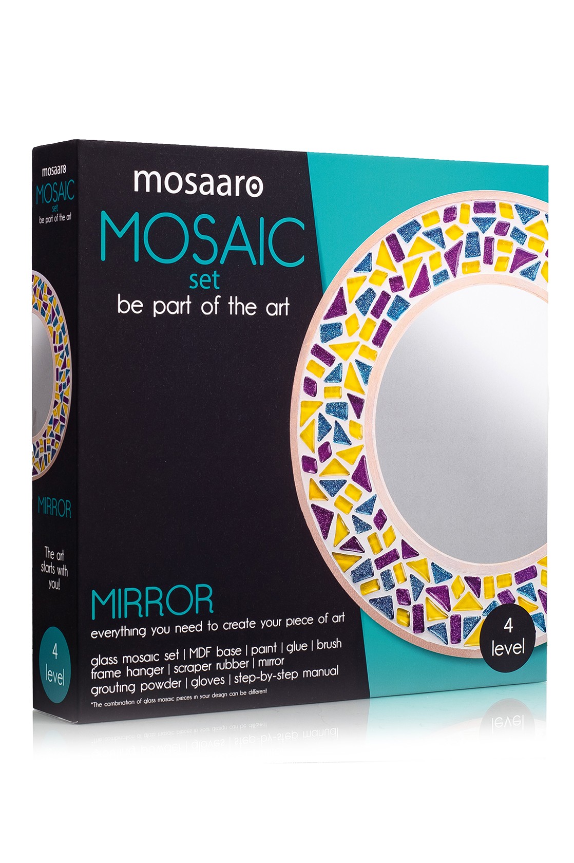 Creativity kit glass mosaic set Mosaaro Mirror 300mm MA4004