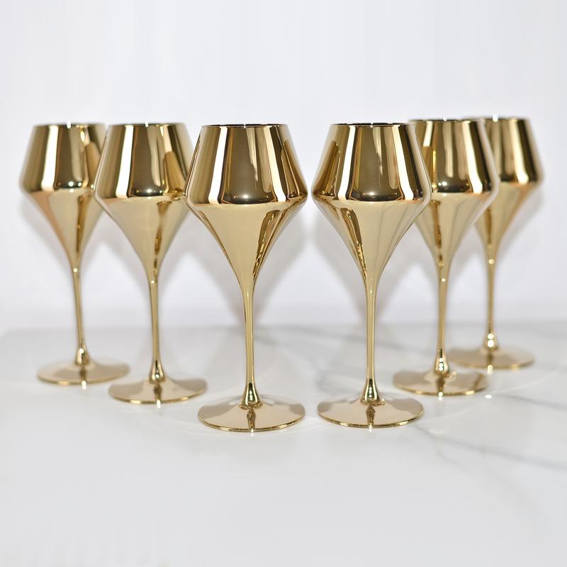 Set Of Wine Glass 270 Ml 6 Pcs Gold 1627002 Price 970 Uah In The Catalog Glasses And Wine 1469