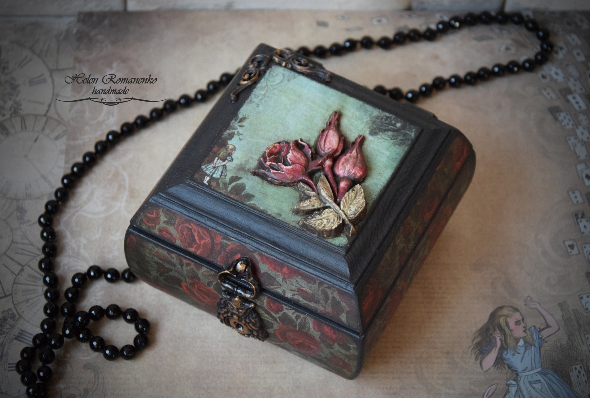 Alice in Wonderland Jewelry Box Gift for kid – Helen Romanenko