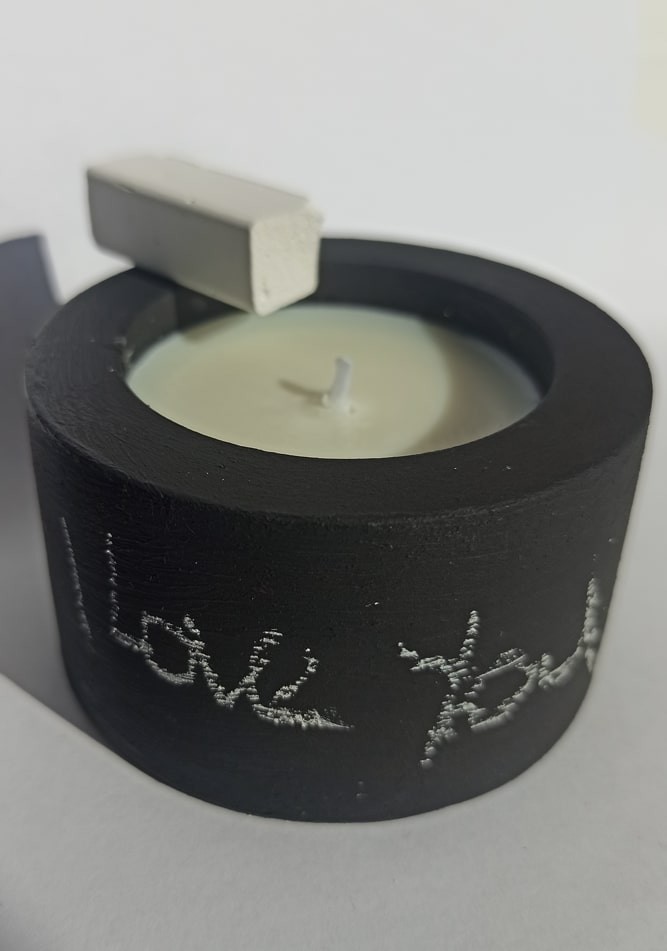 Eco candle for messages, plans, jokes with the aroma of fir (conifer), Ukraine