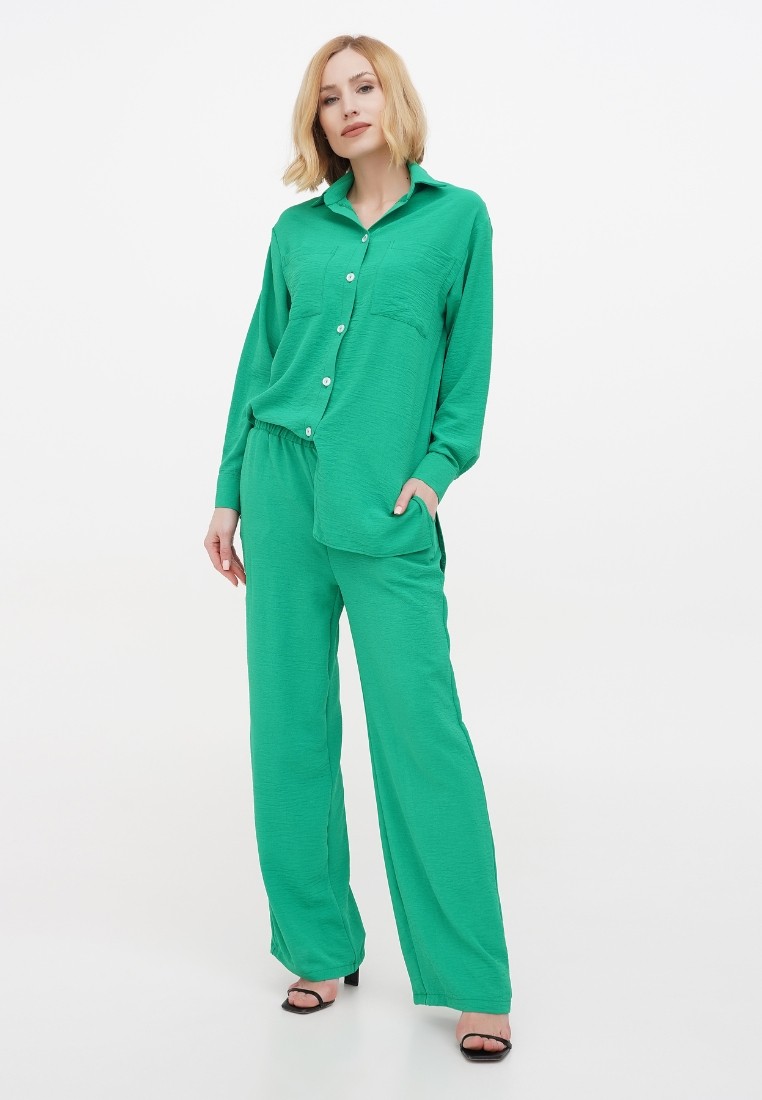 Women's summer suit DASTI Evanesco green