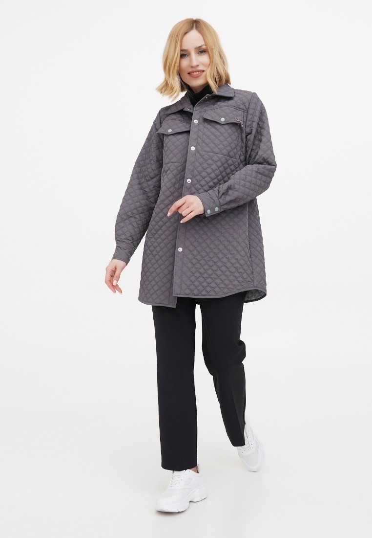Women's demi jacket DASTI Evanesco gray