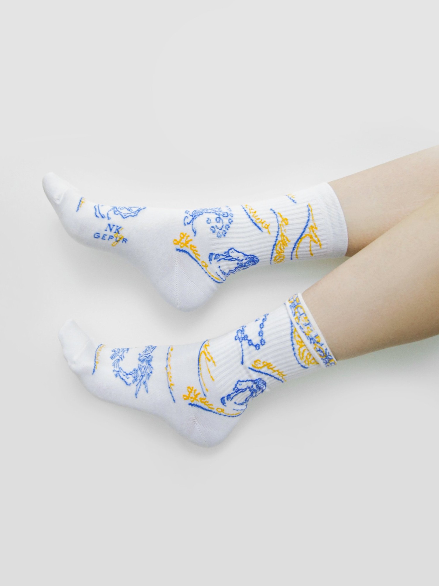 Socks with Gepur print