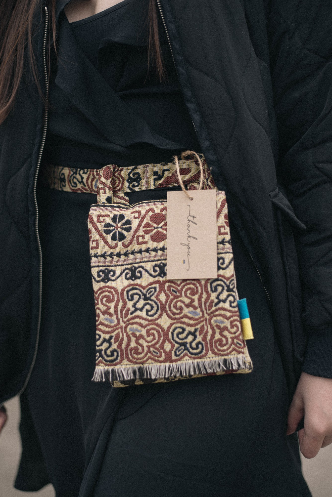 Women's small handbag-wallet "Haman tapestry V"