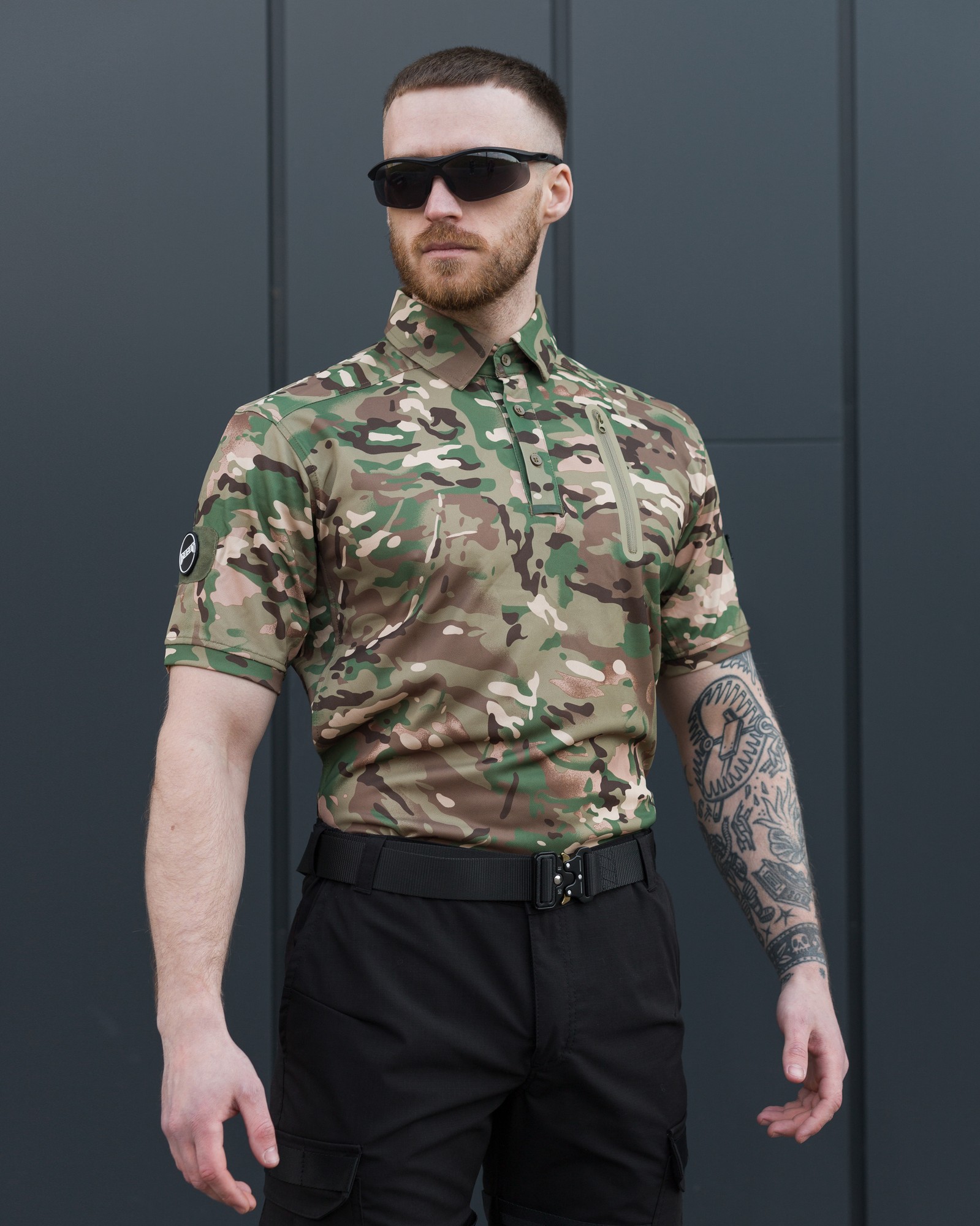 POLO T-SHIRT TACTICAL BEZET CAMOUFLAGE 8048