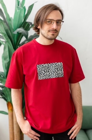 Cotton T-shirt with a print