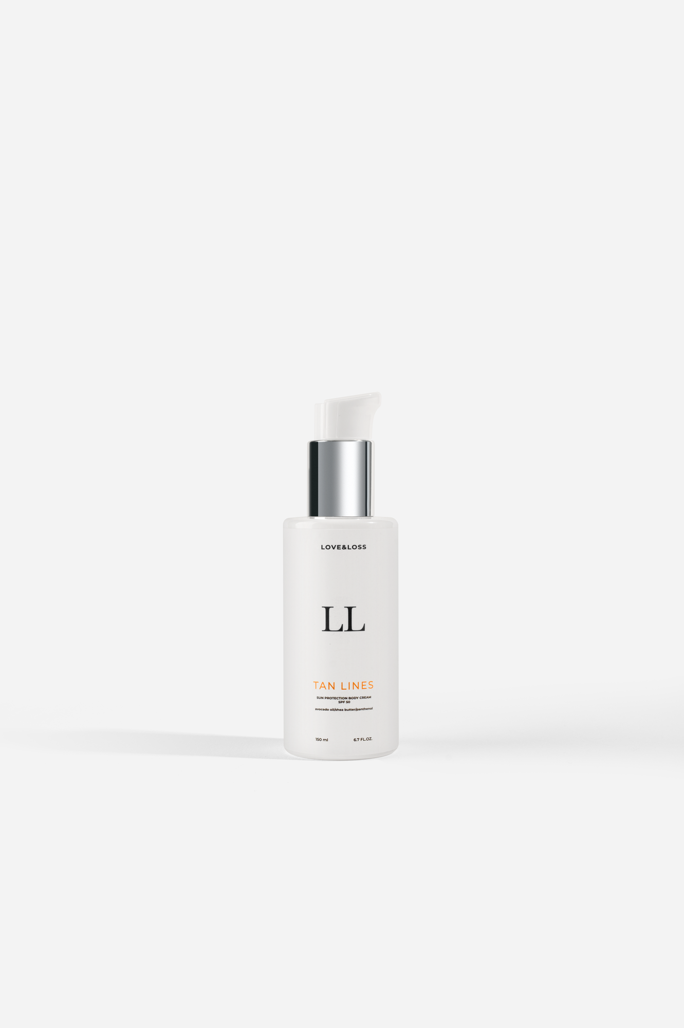 Sun protection body cream spf 50 tan lines 36059 from LL Skincare