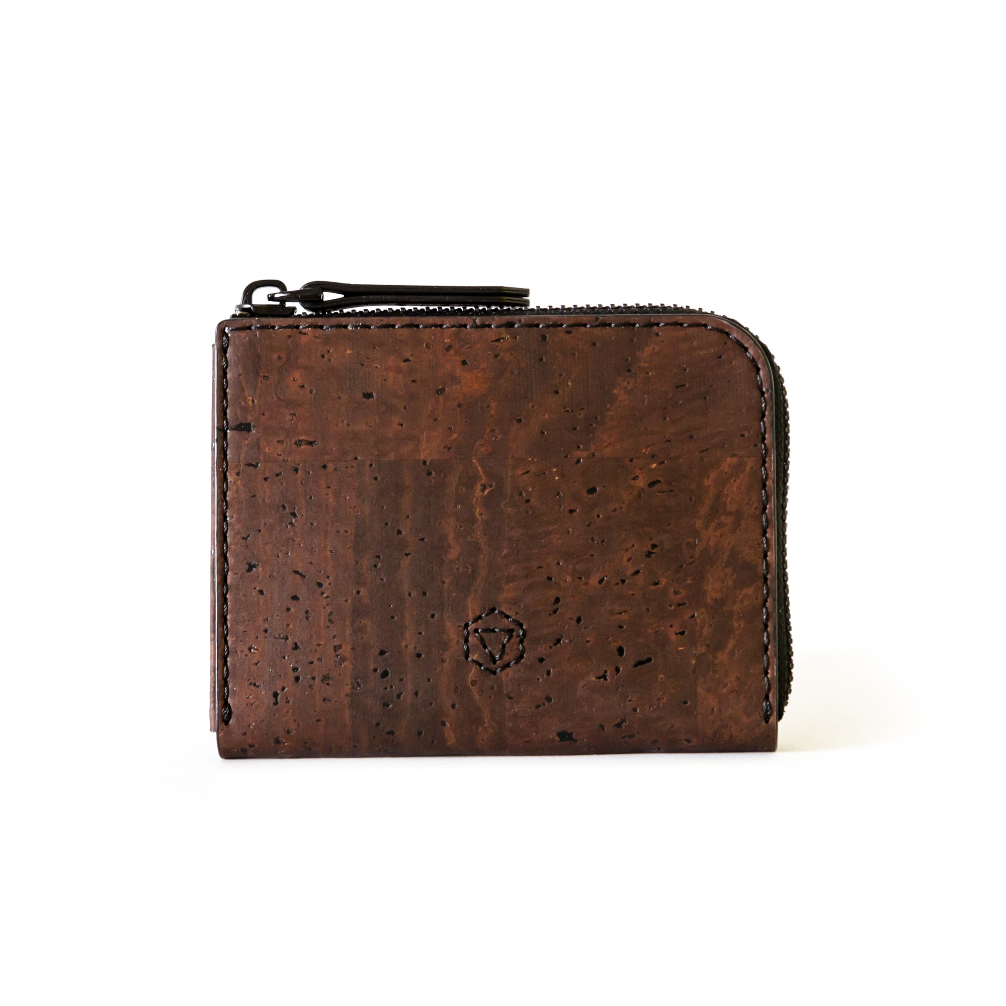 Natural cork Castle Lite wallet in brown color