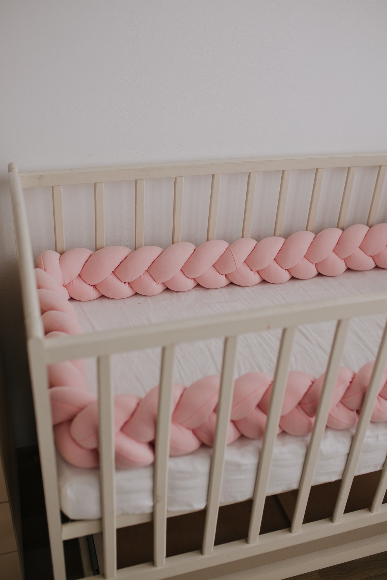 Soft Knot Pillow Decorative Baby Bedding Sheets Braided Crib Bumper Kn -  Rabbit Paradise