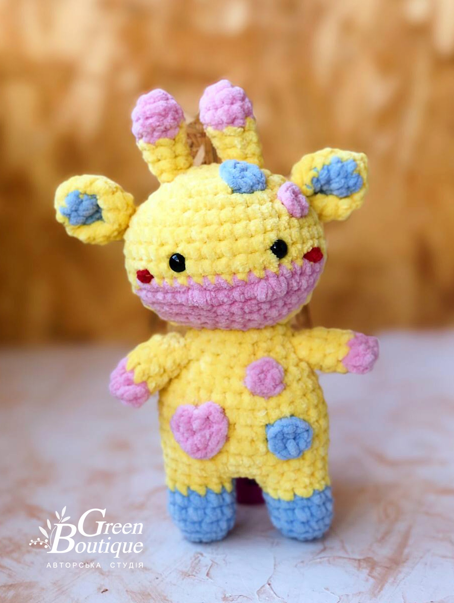 Plush toy giraffe Zhuyka
