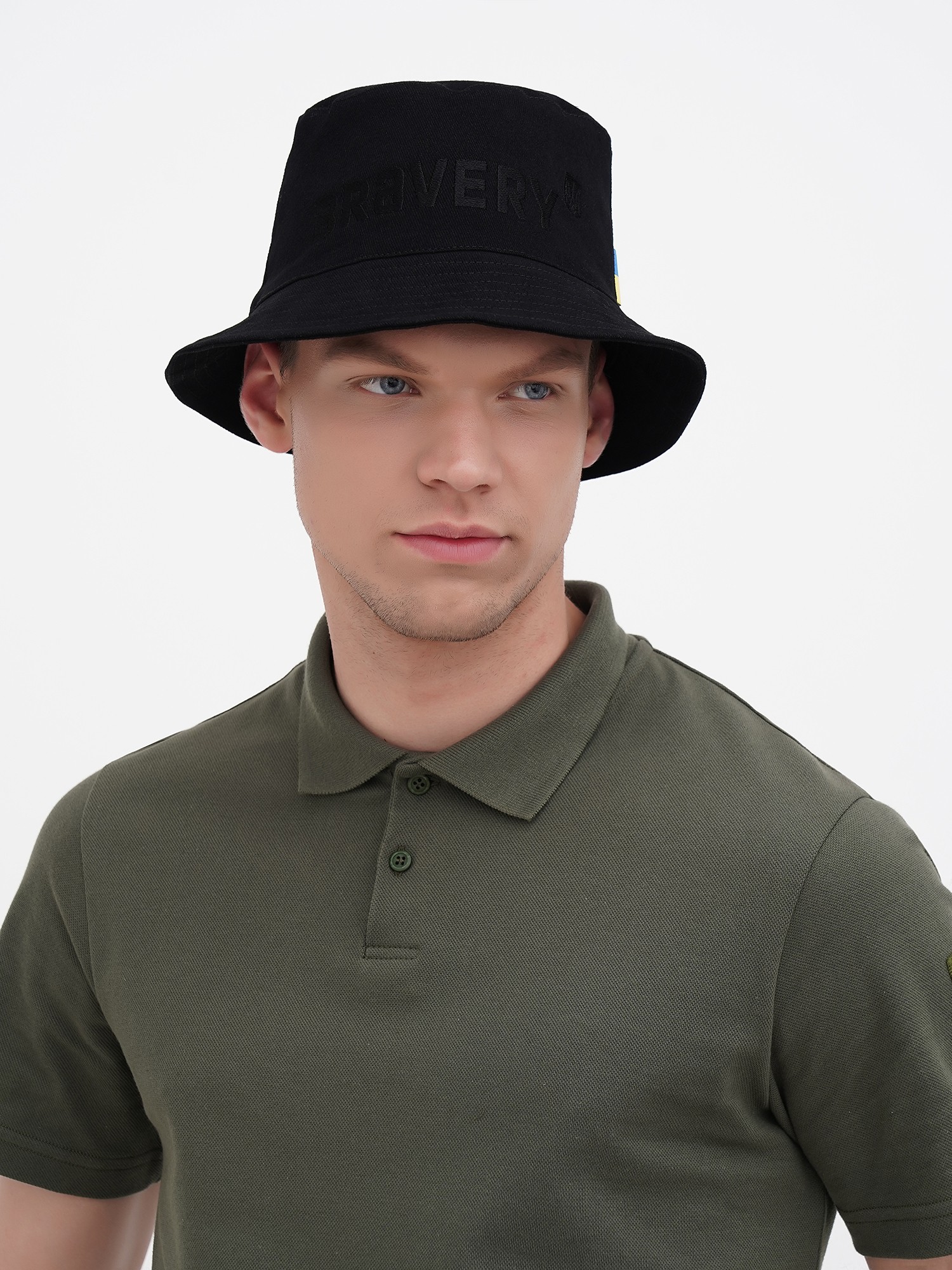 BRAVERY IS IN OUR DNA Black Bucket Hat