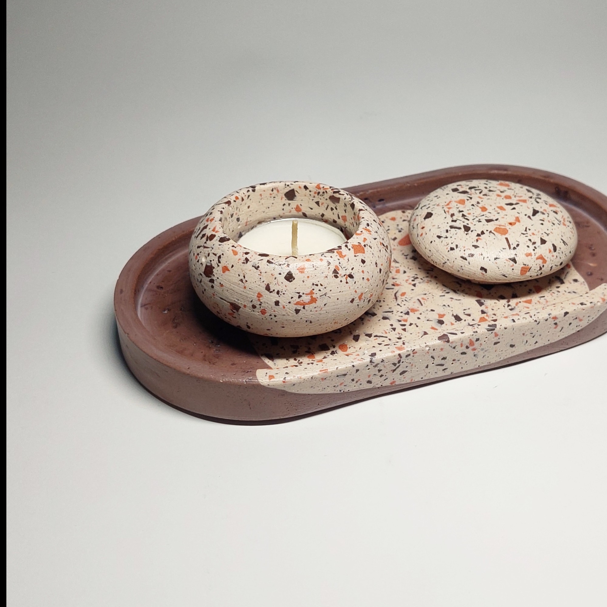 Candle holder and stand