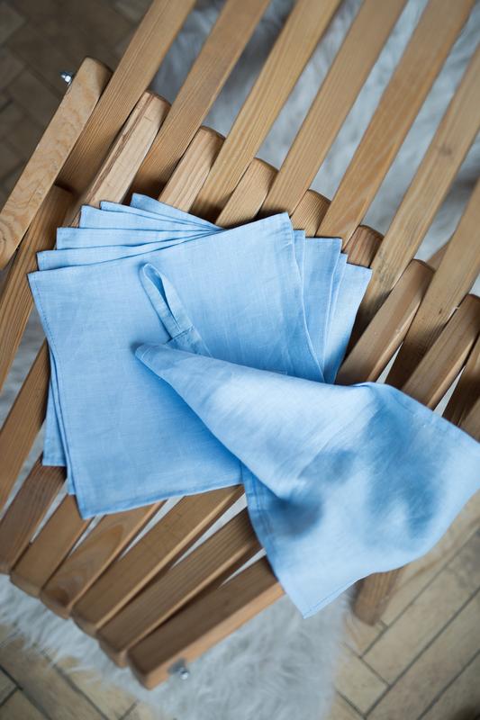 Linen kitchen towels set 378 from GNIZDO with donate to u24