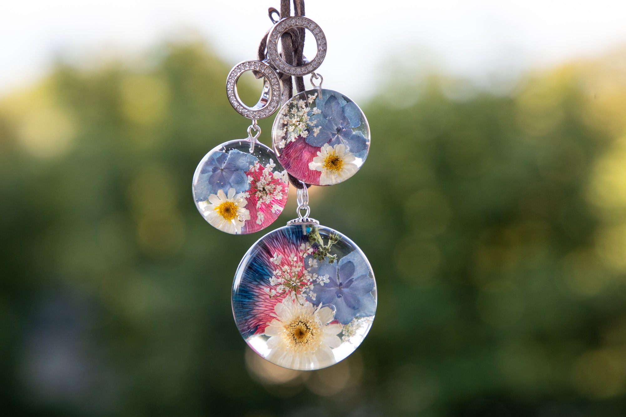 resin jewelry flowers