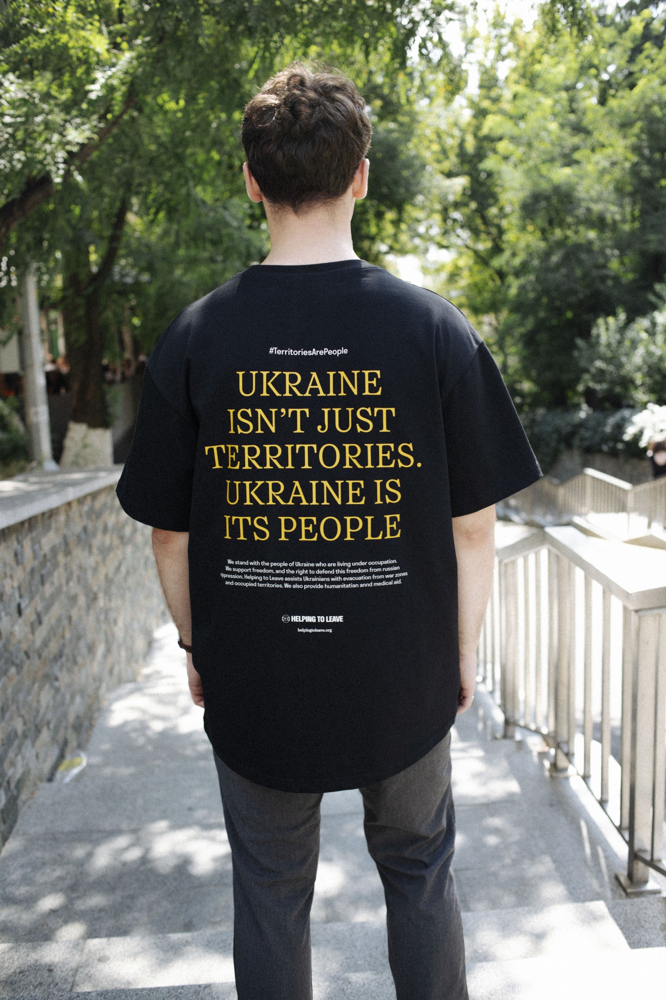 T-shirt "Territories are people"
