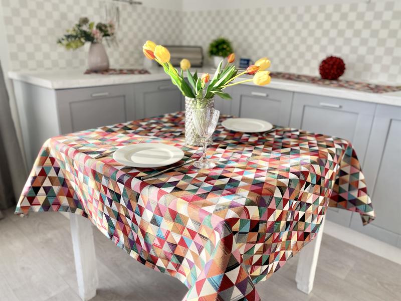 Tapestry tablecloth limaso 137 x 180 cm. tablecloth on the kitchen table