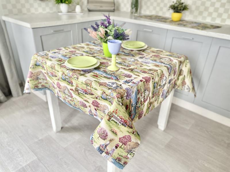 Tapestry tablecloth  137 x 137 cm. limaso
