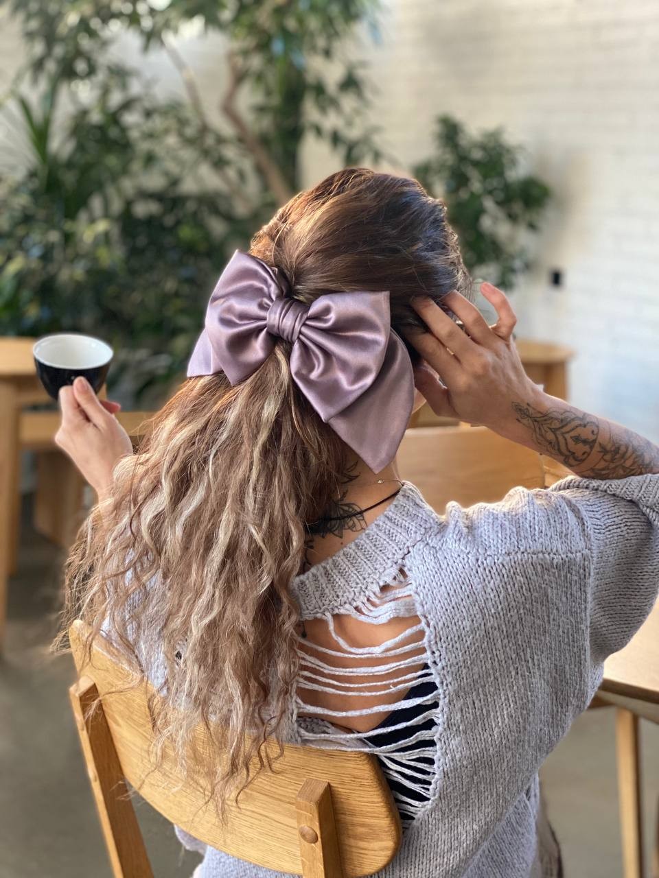 Large velvet bow, luxury hair accessory by my scarf 42256 from My