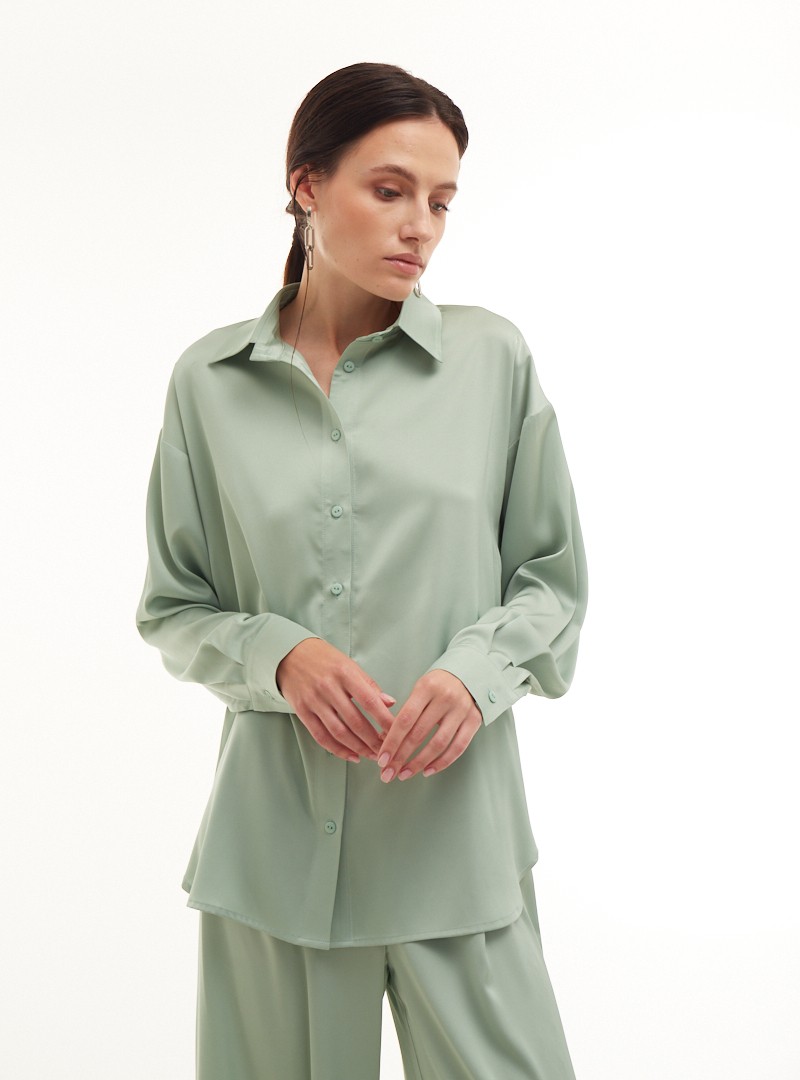 Pistachio shirt basic - 22498 from MINT BRAND with donate to u24